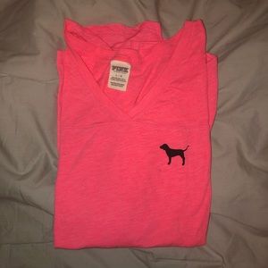 Long sleeve VS PINK tee